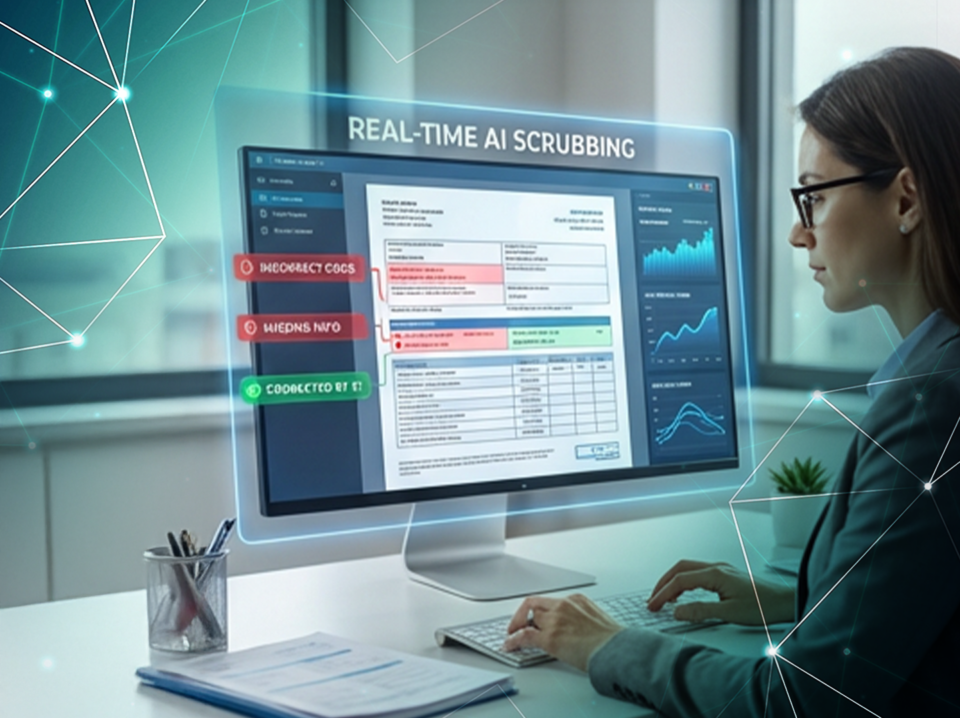 Real-Time AI Scrubbing: Ensuring Error-Free Claims Real-Time AI Scrubbing: Ensuring Error-Free Claims